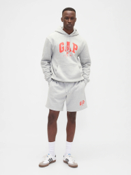 Чоловічий спортивний костюм на флісі GAP Disney худі та шорти 1159860971 (Сірий M)