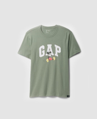 Мужской спортивный костюм GAP × Disney  футболка и джоггеры на флисе 1159861568 (Зеленый M)