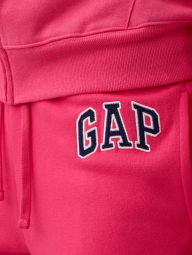Женский комплект для спорта и отдыха GAP футболка и штаны на флисе 1159863341 (Розовый S)