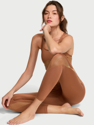 Спортивный комплект Victoria's Secret топ и леггинсы 1159864058 (Коричневый S)