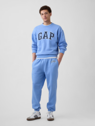 Мужской спортивный костюм на флисе GAP свитшот и джоггеры 1161461353 (Голубой L)