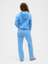 Женский комплект для спорта и отдыха GAP футболка и штаны на флисе 1162987112 (Голубой S)