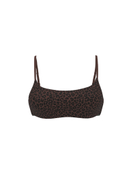 Спортивный комплект с принтом Victoria's Secret Pink топ и лосины 1162994098 (Коричневый M)