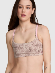 Спортивний комплект Victoria's Secret Pink топ та укорочені легінси 1163355687 (Леопардовий S)