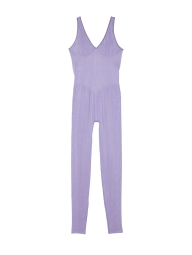 Спортивный бесшовный атласный комбинезон Victoria's Secret Pink 1159843688 (Сиреневый S)