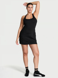 Спортивное мини платье Victoria's Secret с шортиками 1161369990 (Черный L)