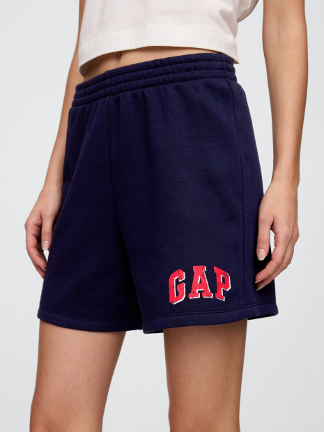 Спортивные шорты на флисе GAP с логотипом 1159839464 (Синий S)