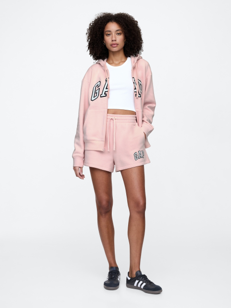 Спортивные шорты GAP флис 1159839629 (Розовый M)
