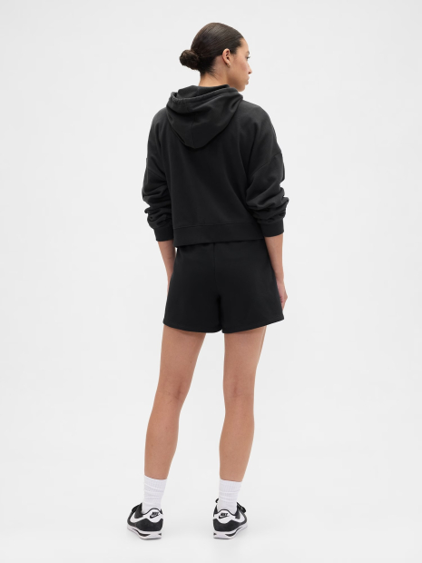 Жіночі шорти на флісі GAP з логотипом 1159848135 (Чорний L)