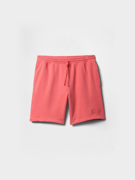Спортивные мужские шорты GAP на флисе 1159849336 (Розовый S)