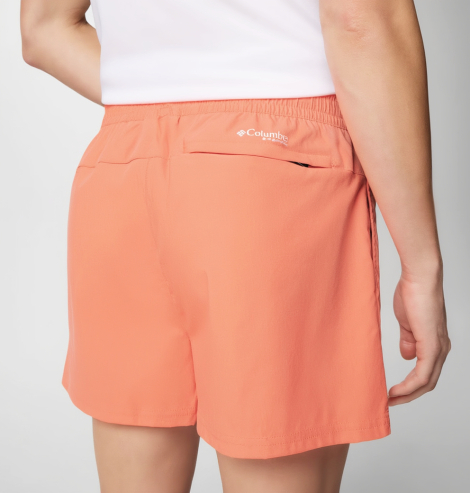 Женские спортивные шорты COLUMBIA с защитой UPF 50 1159852049 (Оранжевый XS)