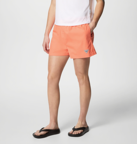 Женские спортивные шорты COLUMBIA с защитой UPF 50 1159852050 (Оранжевый S)