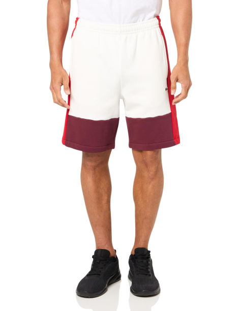 Мужские спортивные шорты Lacoste 1159853481 (Белый/Красный 3XL)