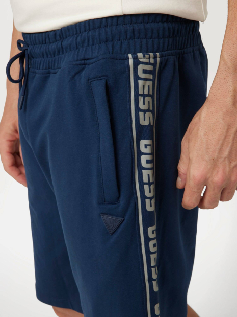 Мужские шорты GUESS на завязках 1159853945 (Синий L)