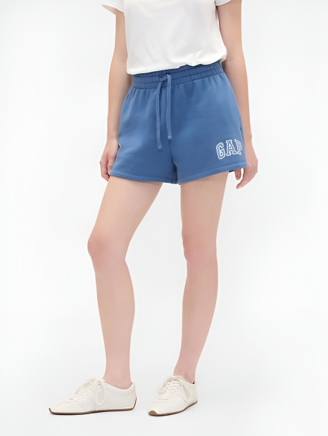 Спортивные шорты на флисе GAP 1159855431 (Синий L)
