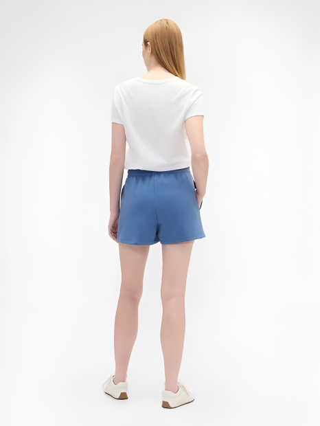 Спортивные шорты на флисе GAP 1159855431 (Синий L)