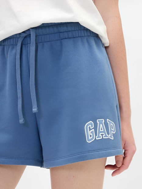 Спортивные шорты на флисе GAP 1159855431 (Синий L)