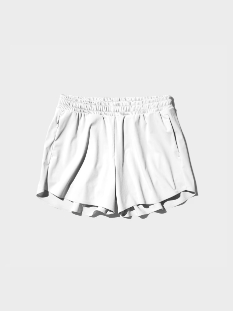 Спортивные шорты Uniqlo 1159854896 (Белый L)