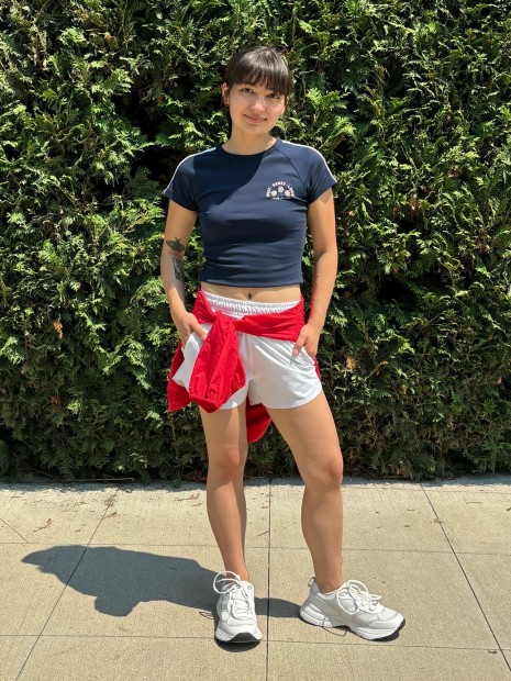 Спортивные шорты Uniqlo 1159854896 (Белый L)