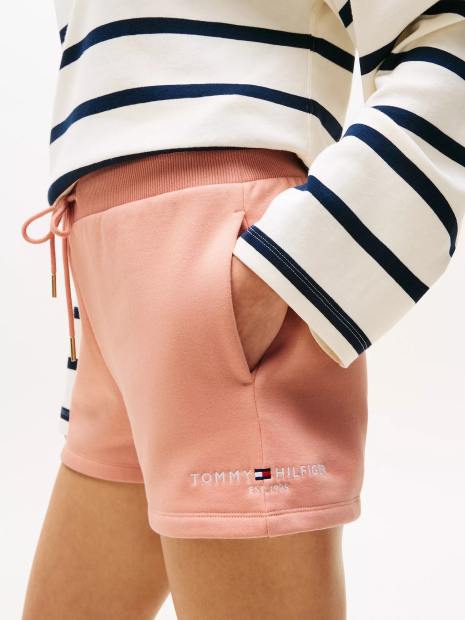 Жіночі шорти Tommy Hilfiger на флісі 1159856058 (рожевий S)