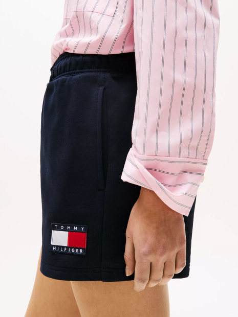 Жіночі шорти Tommy Hilfiger на зав'язках 1159856074 (Синій S)