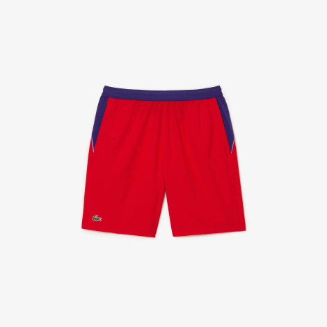 Мужские спортивные шорты Lacoste x Novak Djokovic 1159856659 (Красный XXL)