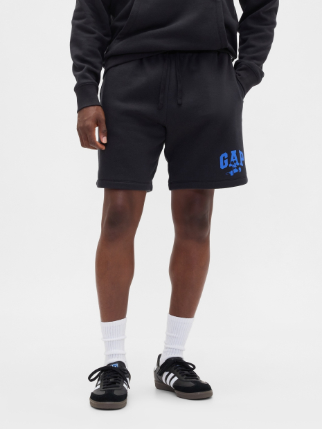 Спортивные мужские шорты GAP Disney Mickey Mouse на флисе 1159858298 (Черный XXL)