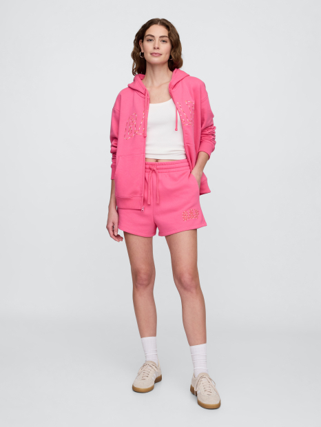 Спортивні шорти на флісі GAP 1159859102 (Рожевий S)