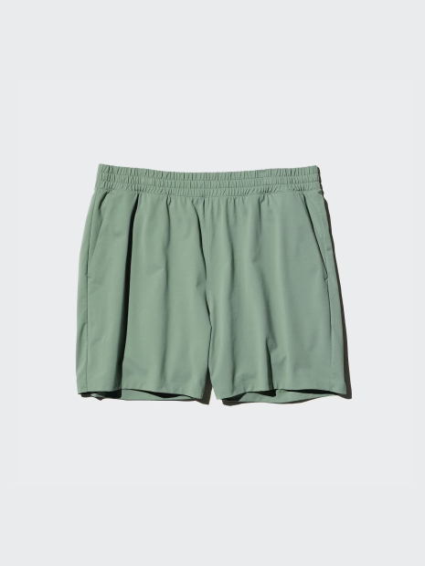 Эластичные спортивные шорты Ultra Stretch UNIQLO 1159960609 (Зеленый XL)