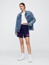 Спортивные шорты на флисе GAP с логотипом 1159839464 (Синий S)