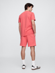 Спортивные мужские шорты GAP на флисе 1159849336 (Розовый S)