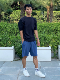 Мужские спортивные шорты UNIQLO 1159856864 (Голубой L)