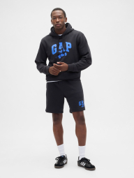 Спортивные мужские шорты GAP Disney Mickey Mouse на флисе 1159858298 (Черный XXL)