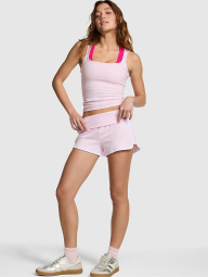 Спортивные шорты Victoria’s Secret Pink на флисе 1159861710 (Розовый L)