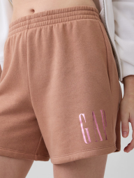 Женские шорты на флисе GAP с логотипом 1160538691 (Коричневый L)