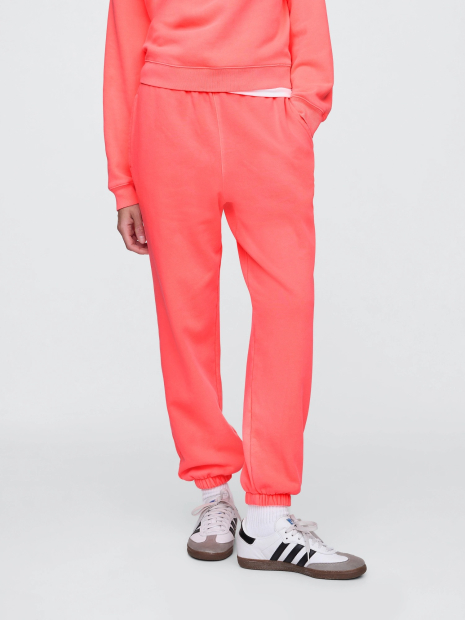 Женские спортивные джоггеры GAP флис 1159839596 (Розовый S)