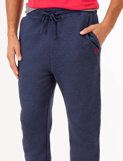Мужские спортивные штаны на флисе  U.S. Polo Assn джоггеры 1159841585 (Синий XL)
