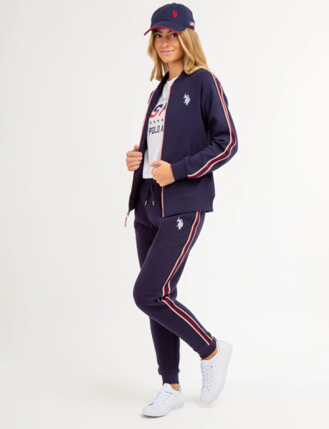 Жіночі спортивні штани на флісі US Polo Assn джогери 1159841850 (Синій XL)