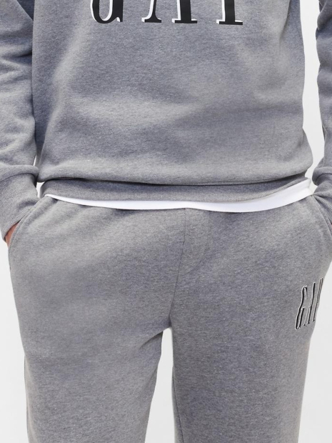 Мужские спортивные штаны GAP на флисе 1159842306 (Серый M)