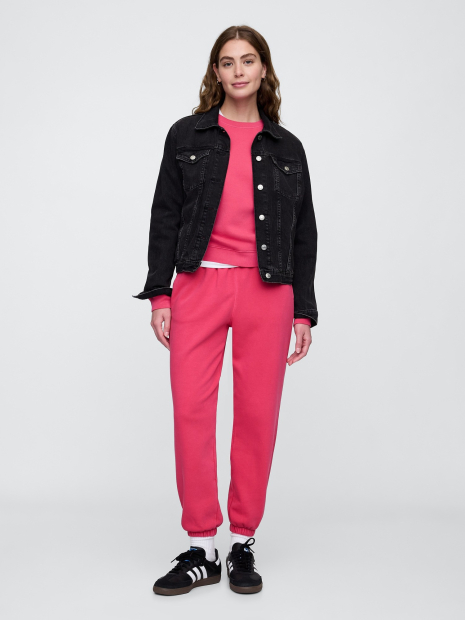 Женские спортивные джоггеры GAP на флисе 1159842338 (Розовый L)