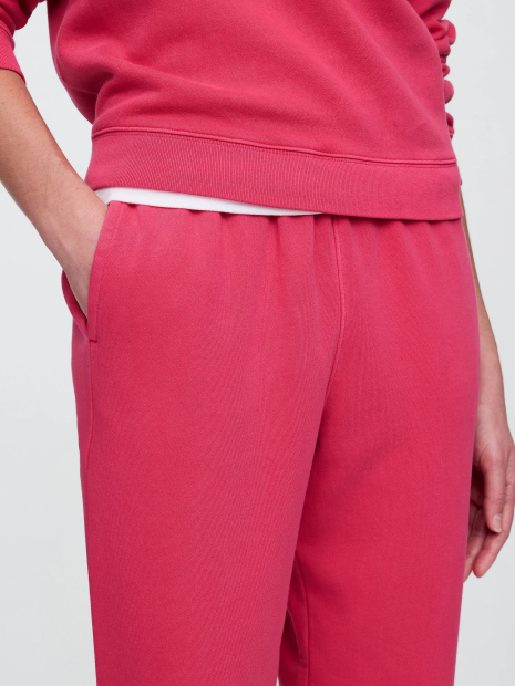 Женские спортивные джоггеры GAP на флисе 1159843341 (Розовый XL)