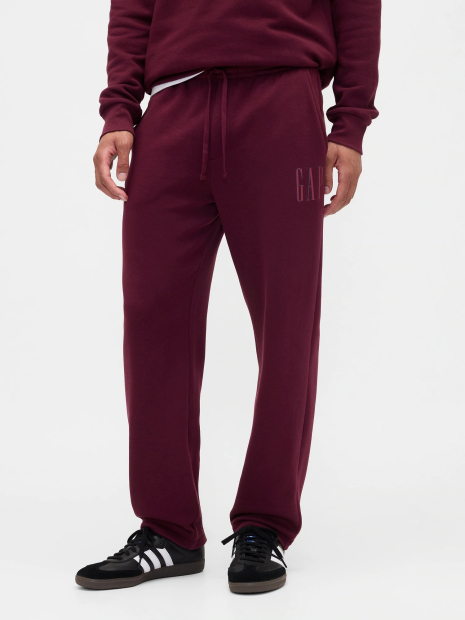 Мужские спортивные штаны GAP на флисе 1159843595 (Бордовый M)