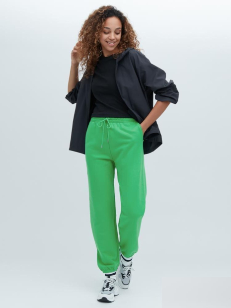 Женские спортивные штаны UNIQLO джоггеры 1159843909 (Зеленый XXL)