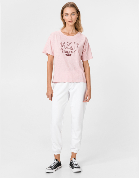 Женские спортивные джоггеры GAP на флисе 1159843917 (Белый XXL)