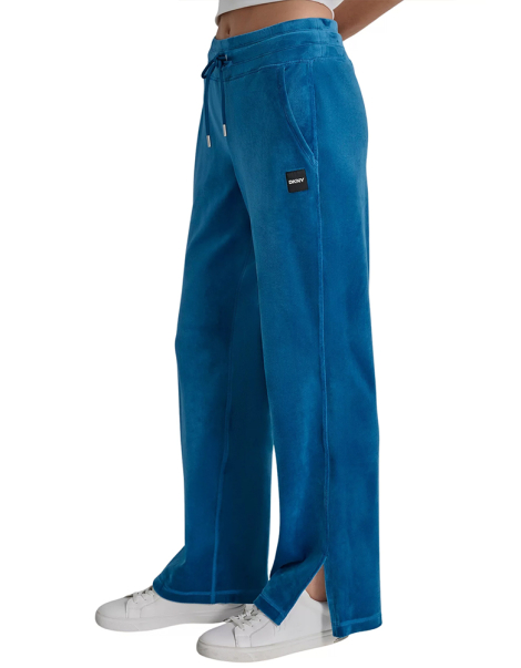 Женские велюровые спортивные штаны DKNY 1159843970 (Синий M)