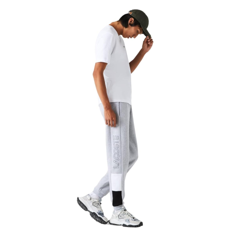 Мужские спортивные штаны Lacoste джоггеры на флисе 1159845325 (Серый 4XL)