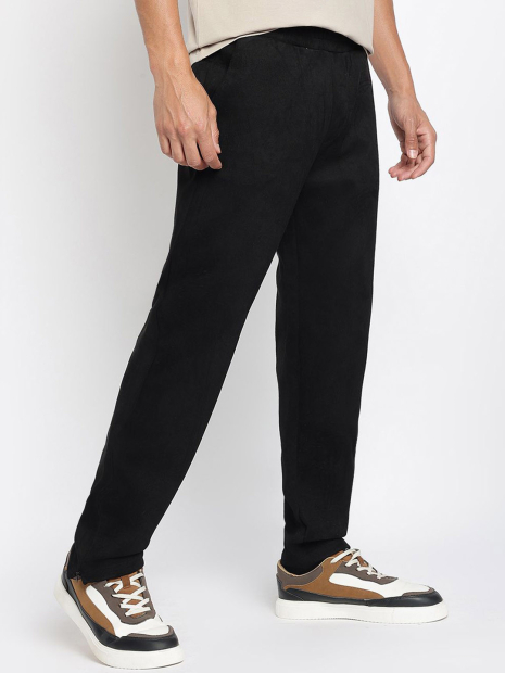 Чоловічі спортивні штани GUESS з екозамші 1159846709 (Чорний M)