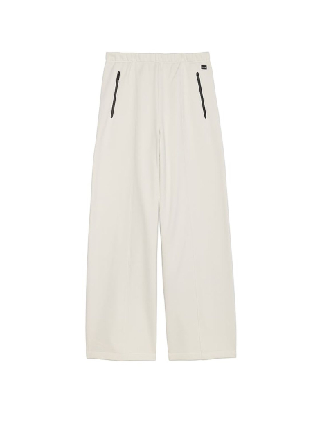 Спортивні штани Wide-Leg Victoria's Secret на флісі 1159847077 (Молочний S)