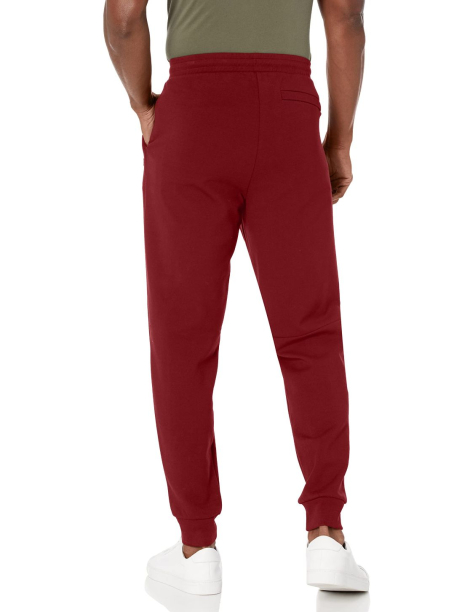 Мужские спортивные штаны Lacoste джоггеры 1159848541 (Бордовый 3XL)