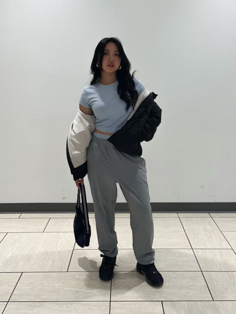 Спортивні штани UNIQLO Ultra Stretch AIRism джоггери 1159849051 (Сірий XL)